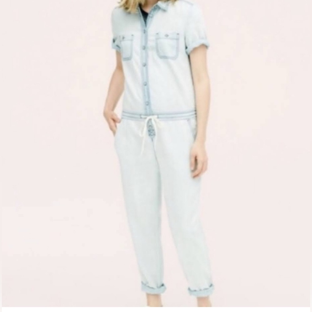 Lou & Grey size small linen tencel jumpsuit